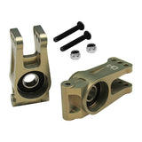 Rear Aluminum Heavy Duty Hub Set, 1/6 Losi Super Lasernut