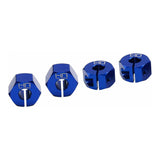 Blue Aluminum 12mm Wheel Hex, for Mini Maxx