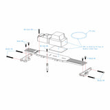 6061 Shock Tower Chassis Brace for Mini Maxx