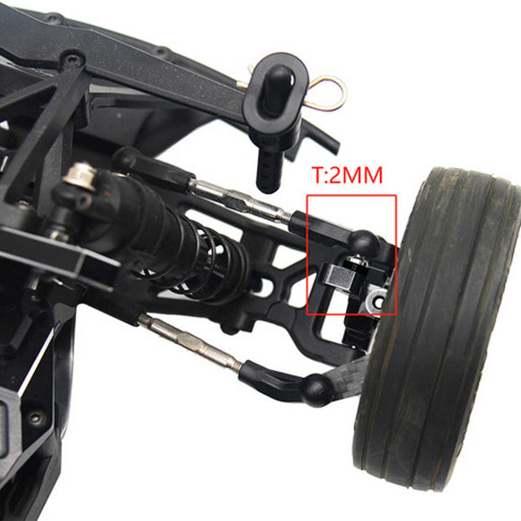 7.8x3.5mm Aluminum Hub Spacer (30) black
