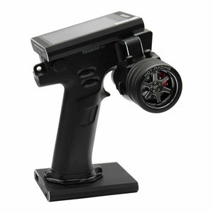 Aluminum TE37 Steering Wheel, FlySky NB4 Transmitter, Black