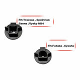 Aluminum 10-Y BBS Steering Wheel, FlySky NB4 Transmitter, Black