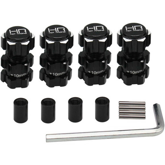 Aluminum 17mm Hex Hubs 10mm Offset: ARRMA 1/10 4S BLX