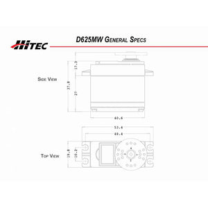D625MW Standard Digital High Speed Metal Gear Servo