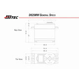 D625MW Standard Digital High Speed Metal Gear Servo