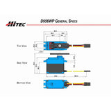 D956WP Standard Digital High Torque Waterproof Steel Gear Servo