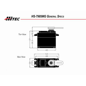HS-7985MG Digital High Resolution High Torque Metal Gear Servo