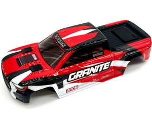 Arrma GRANITE GROM mega 4x4 - Body Shell RED AND BLACK