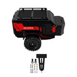 1/24 - 1/18 Off-Road Camping Trailer, Black/Red