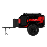 1/24 - 1/18 Off-Road Camping Trailer, Black/Red