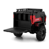 1/24 - 1/18 Off-Road Camping Trailer, Black/Red