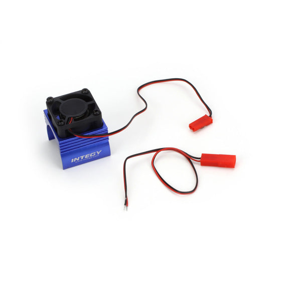 Super BL Motor Heatsink with Fan, Blue: Traxxas 1/16 E-Revo, Slash 4X4