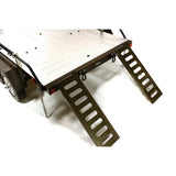 Alloy Flatbed Dual Axle Car Trailer-1/10 RC Black