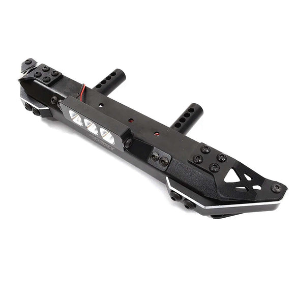 Front Alloy Bumper with LED: Axial SCX6 JLU Wrangler