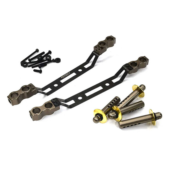 Front & Rear Body Mounts w/ Body Posts for Arrma 1/7 Infraction 6S BLX