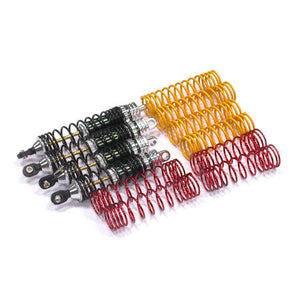 XSR Shock Set, Silver: Traxxas Nitro Rustler, Nitro Stampede (4)