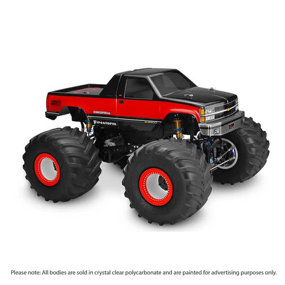 1/10 1988 Chevy Silverado Monster Truck Clear Body, 7