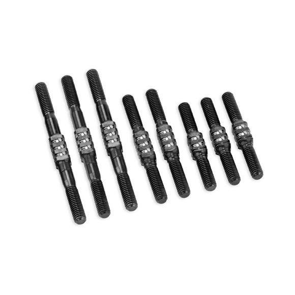 Fin Titanium Turnbuckle Set, 1/10 Team Associated RC10 Classic, Stealth Black