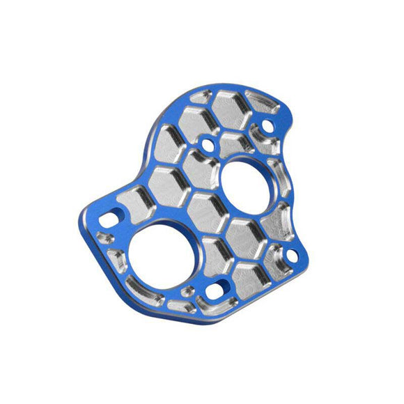 3-Gear Laydown Layback Trans Motor Plate, Blue B6.1, B6.2, B6.3, T6.2, SC6.2