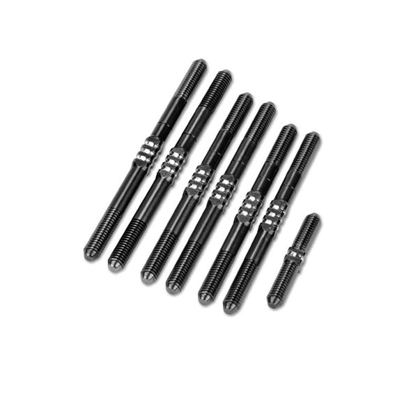 Schumacher Cat L1R Fin turnbuckle kit - stealth black