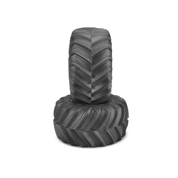 1/10 Renegades Jr. 2.2” Monster Truck Tires with Inserts, Gold Compound (2)