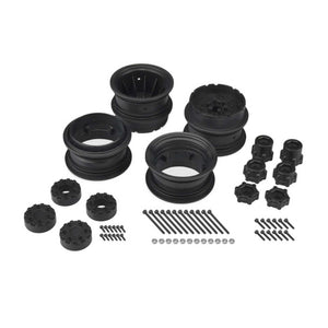 Krimson Dually 2.6 Dual Wheels with Adapters, Black (2)