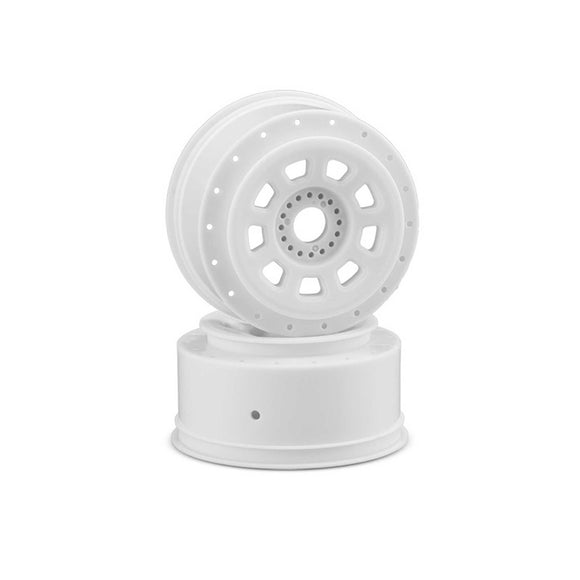 9-shot 17mm Hex SCT Tire Wheels, White (2)