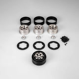 Jammer, 2.2" Crawler Wheel, Natural w/ Black Beadlock, 4pc