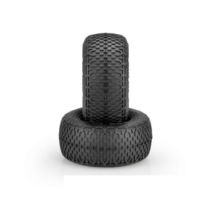 1/10 Bar Codes V1 1.7” Buggy Tires and Inserts, Green Compound (2)