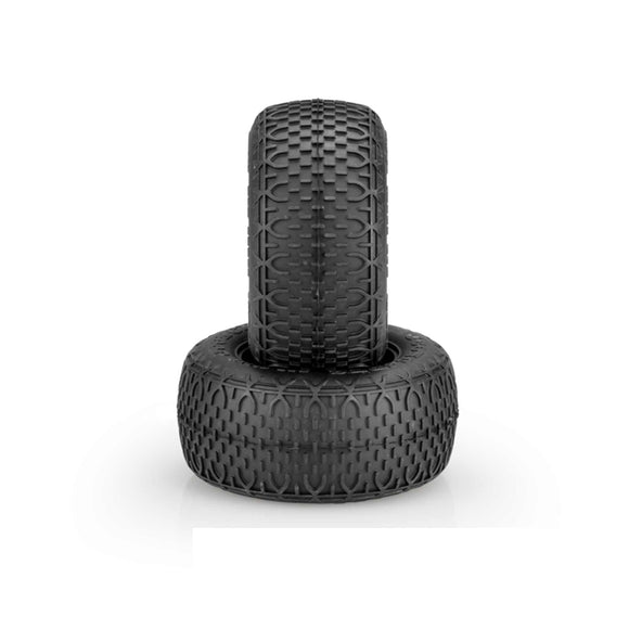 1/10 Bar Codes V1 1.7” Buggy Tires and Inserts, Green Compound (2)