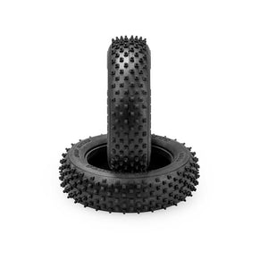 1/10 Step Spike 1.9” Front 2WD Buggy Tires and Inserts, Green Compound (2)