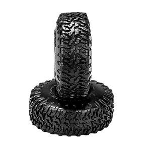 1/24 Scoprios 1.0" Crawler Tires and Inserts, Green Compound (2)