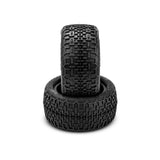 1/10 Whippits 2.2" Rear Buggy Tires & Inserts, Green Compound (2)
