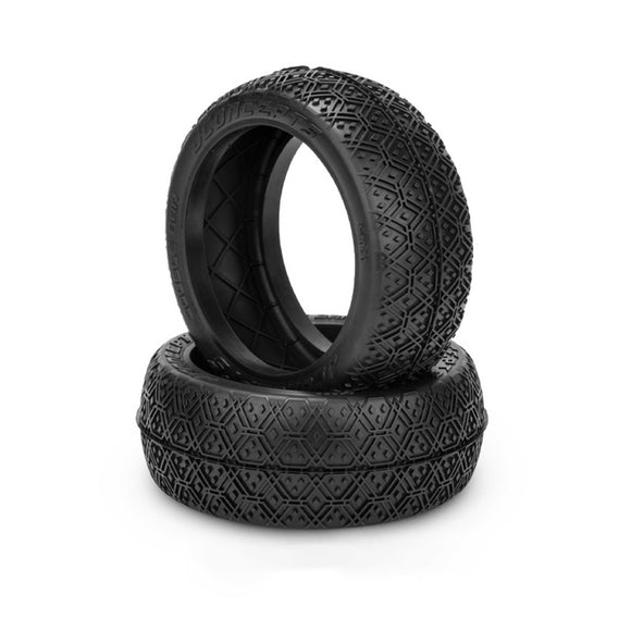 1/8 Double Bar 83mm Buggy Tires with Inserts, Aqua A2 Compound (2)