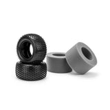 1/10 Drop Step 2.2" Stadium Tires with Inserts, Pink Compound (2)