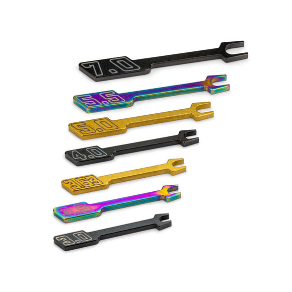 Open Wrench Set, 7pc, (3.0, 3.5, 3.63, 4.0, 5.0, 5.5, 7.0)
