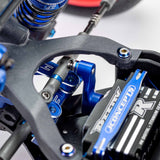 Aluminum 25T 15.5mm Clamping Servo Horn, 1/10 Team Associated RC10B7, Blue