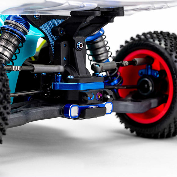 RC10B7 aluminum D mount - blue