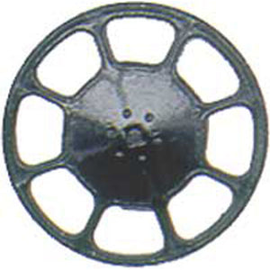 HO Brake Wheel, Modern/Black (8)
