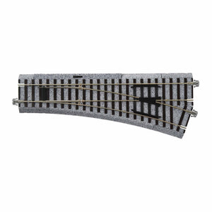 HO Right Turnout with 550mm (21 5/8") Radius Curve