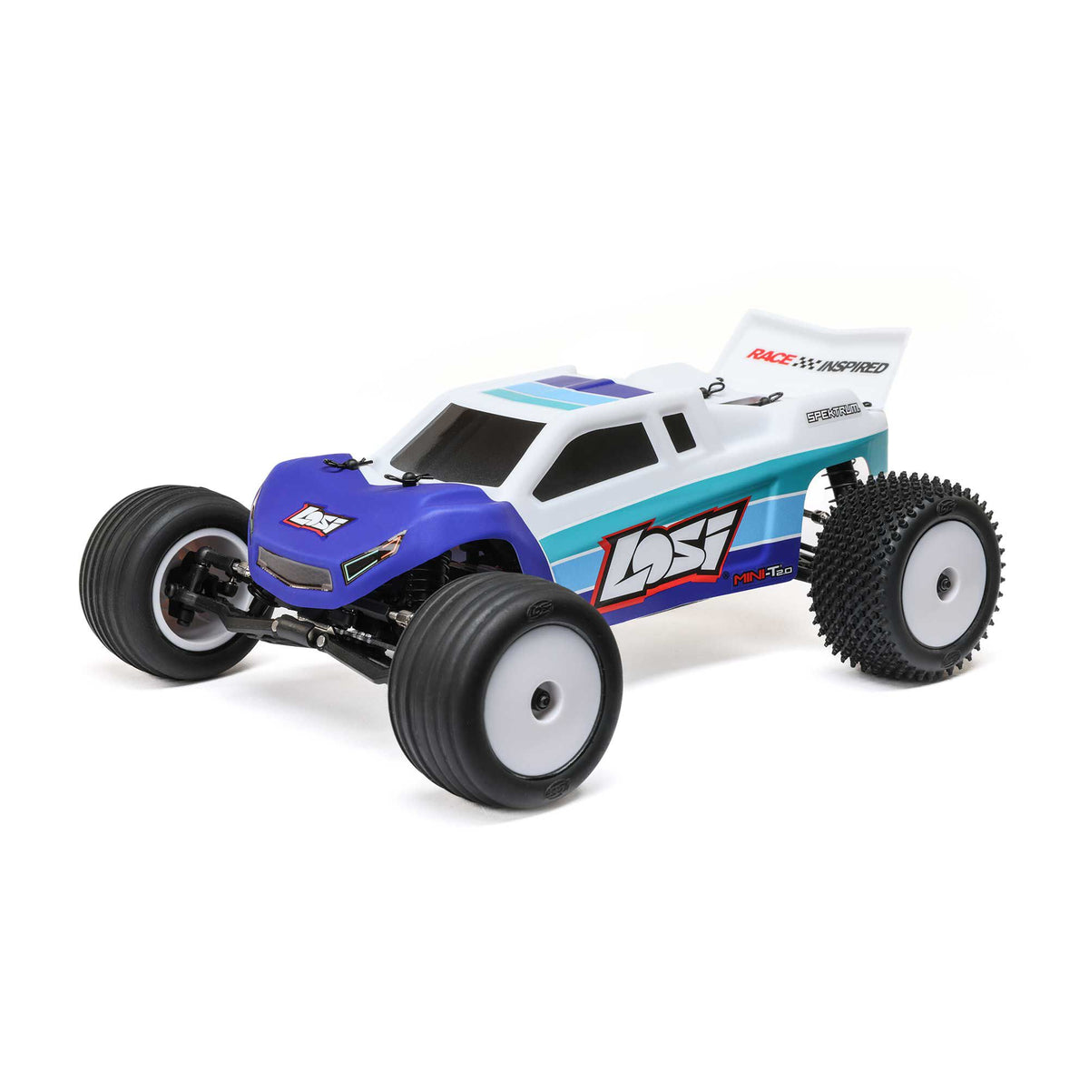 Losi 1/18 Mini-T 2.0 2S 2WD RTR Brushless Stadium Truck (Battery & Charger included) Blue