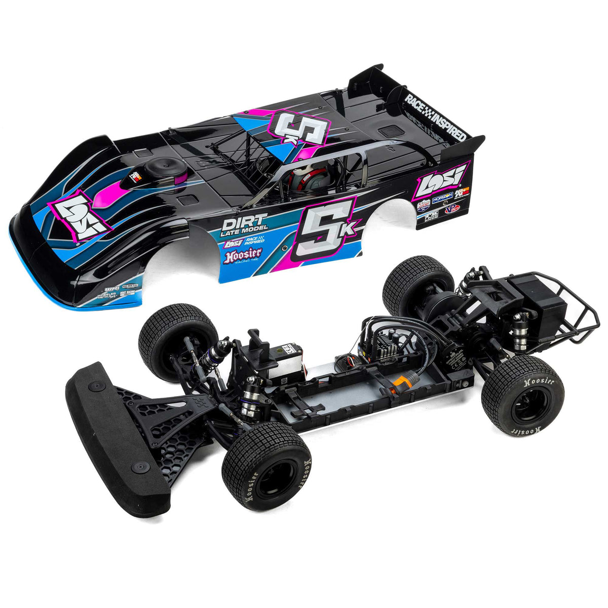 1/10 22S 2WD Dirt Oval Late Model RTR, Blue