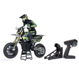 Promoto-SM 1/4 Super Moto Motorcycle, FXR, White: RTR Basic