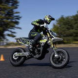 Promoto-SM 1/4 Super Moto Motorcycle, FXR, White: RTR Basic