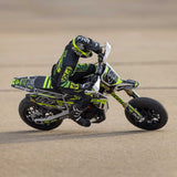 Promoto-SM 1/4 Super Moto Motorcycle, FXR, White: RTR Basic