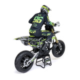 Promoto-SM 1/4 Super Moto Motorcycle, FXR, White: RTR Basic