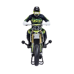Promoto-SM 1/4 Super Moto Motorcycle, FXR, White: RTR Basic