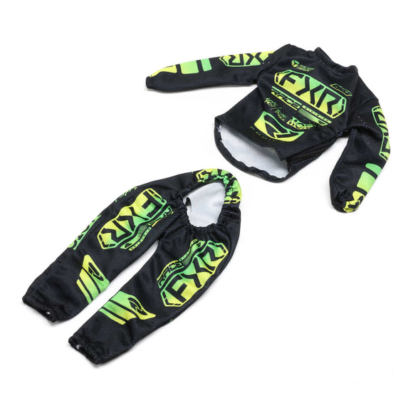 Rider Jersey Set FXR Black Podium Gladiator: PM-SM