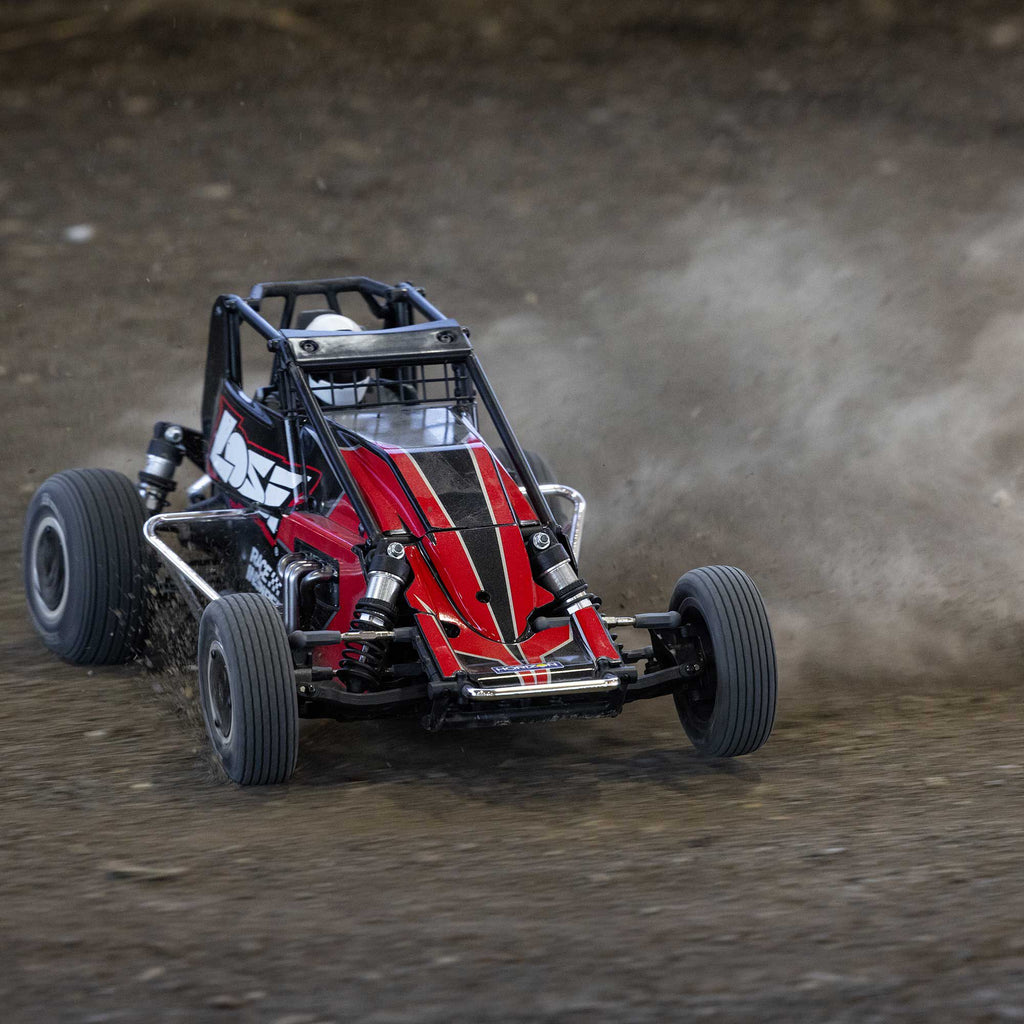 Losi 22S Sprint, RTR with Battery and Charger, Red: 1/10 2WD