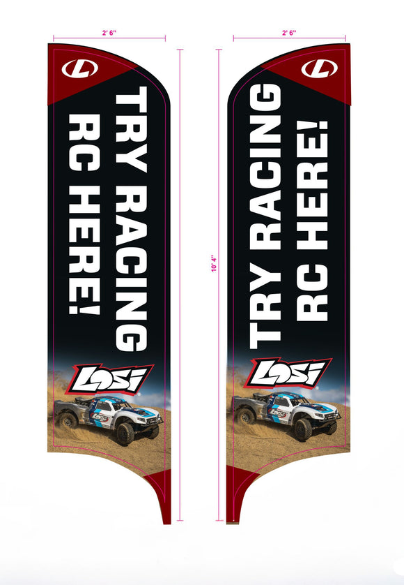 Losi 10' Feather Flag